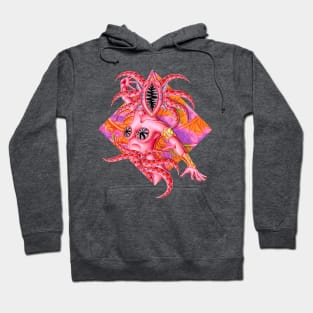 Mindflayer Comic Panel Portrait Hoodie